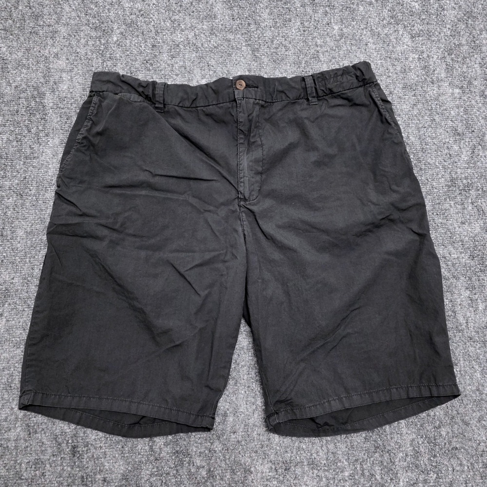 RVCA All-Time Shorts Mens 36 Black Elastic Waist Cotton Hybrid Chino Walk Casual